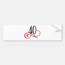 40 Something Bumper Sticker