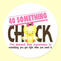 40-Something Chick 2 stickers