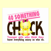 40-Something Chick 3 postcards