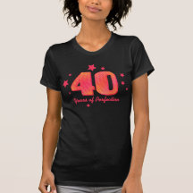 40 Years of Perfection Tee Shirts