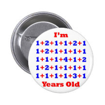 40 Years old! Pinback Buttons
