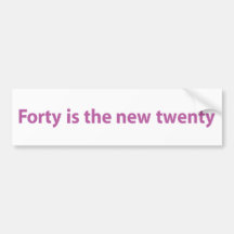 40th Birthday Bumper Stickers