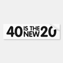 40th Birthday Bumper Stickers
