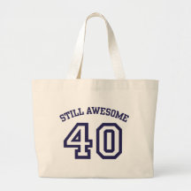 40th Birthday Canvas Bag