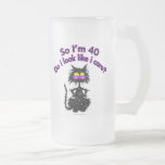 40th Birthday Cat Gifts Mug