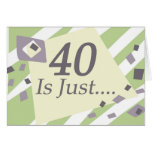 40th Birthday Greeting Cards