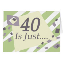 40th Birthday Greeting Cards