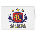 40th Birthday Greeting Cards