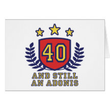 40th Birthday Greeting Cards