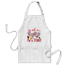 40th Birthday Humour T shirt Aprons