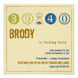40th Birthday Invitation - Customise