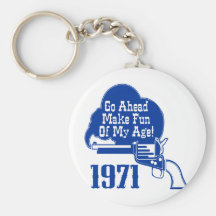 40th Birthday Keychains
