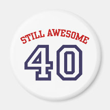 40th Birthday Magnets
