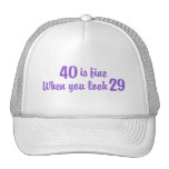 40th Birthday Mesh Hats