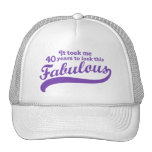 40th Birthday Mesh Hats