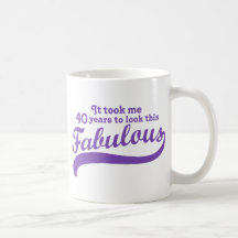 40th Birthday Mugs