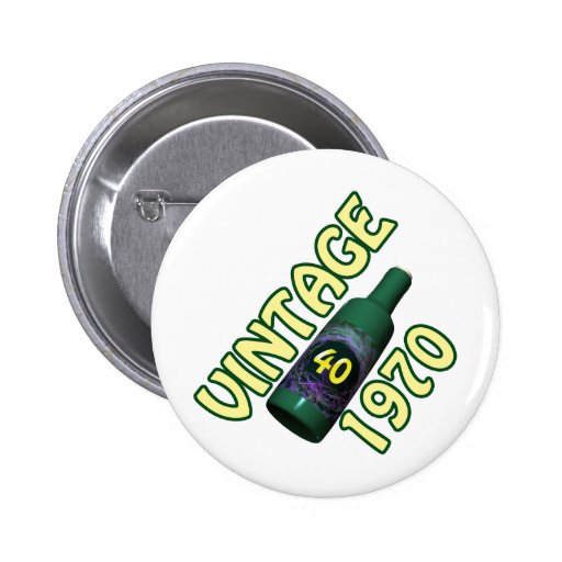 40th Birthday Pin