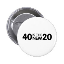 40th Birthday Pin