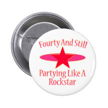 40th Birthday Pin