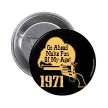 40th Birthday Pinback Buttons
