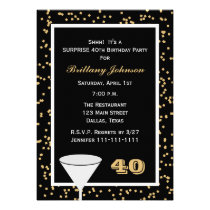 40th Surprise Birthday Party Invitation invitations