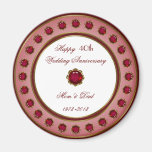 40th Wedding Anniversary Magnet