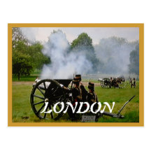 41 Guns Salute Queen's Diamond Jubilee postcard