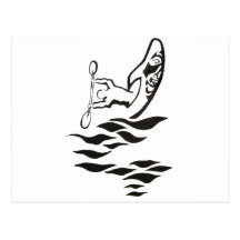 41 Kayak Stern Postcards
