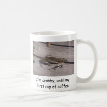 433571791111.1, I'm crabby, until my first cup ... Mug
