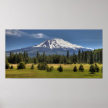 438C MOUNT SHASTA ON A JUNE DAY (10X20) POSTER