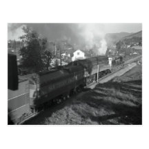 4456 Pulls the Daylight Through San Luis Obispo Postcard