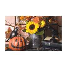 4541 Halloween Wrapped Canvas Print