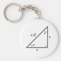 45-45-90 Triangle keychains