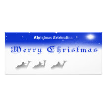 4.25 X9.25 Three Wise Men Merry Christmas Party In Custom Invitations
