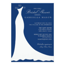 4.5 x 6.25 Sodalite Blue | Bridal Shower Invite