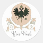 $4.95 Crest Design 20 Stickers stickers