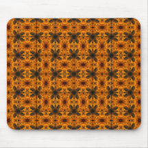4 Flames Grid Mousepad