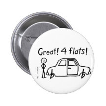 4 Flats Pins