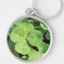 4 Leaf Clover Good Luck Charm Keychains