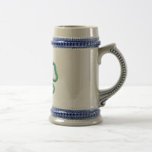 4 LEAF CLOVER STEIN MUGS