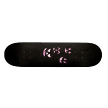 4 Lit Jack-O-Lanterns - Pink Skate Decks