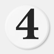 4 REFRIGERATOR MAGNET