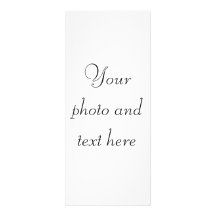 4"x9.25" personalised invitation