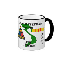 4th Armour Divsion Vietnam Veteran Coffee Mugs