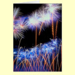 4th of July Fireworks Card cards