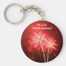 4th of July Fireworks Key Chains