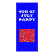 4th of July>.Party Invitation