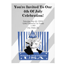 4th of July Party Invitations