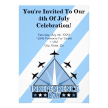 4th of July Party Invitations