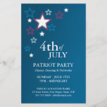 4th of July Patriot Party flyer